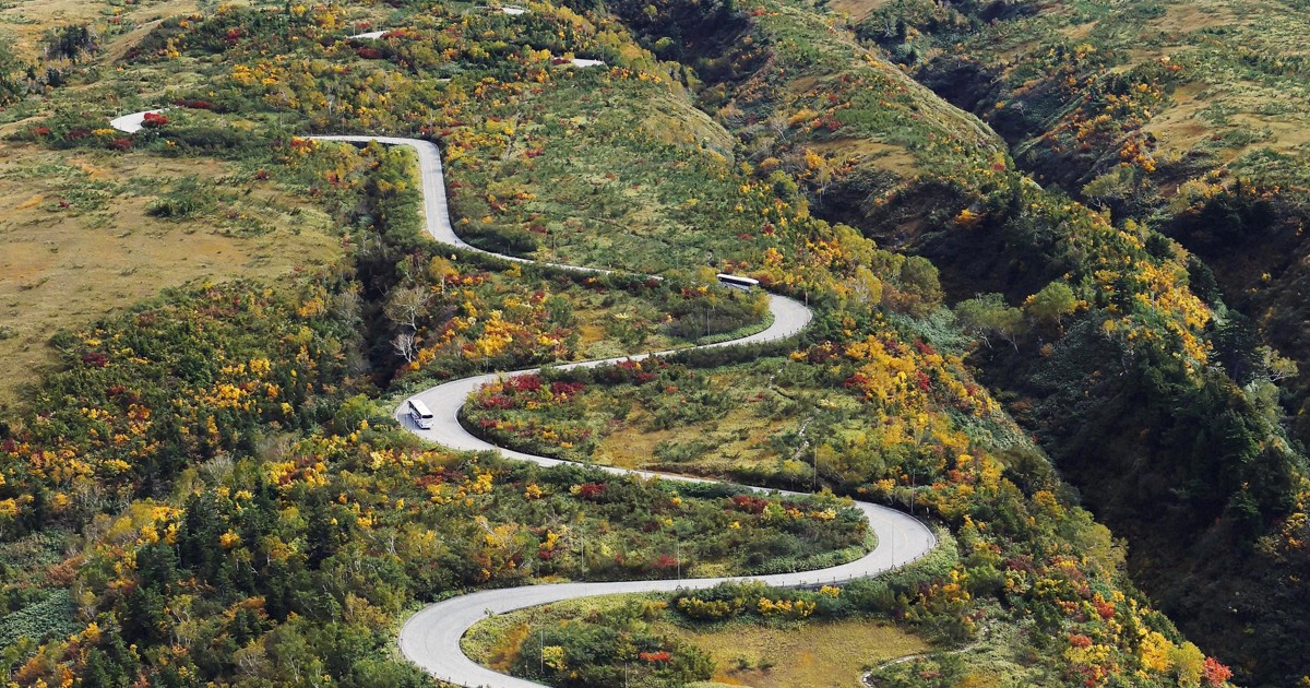 Easy Japanese news in translation: Autumn leaves at peak in Tateyama mountain range