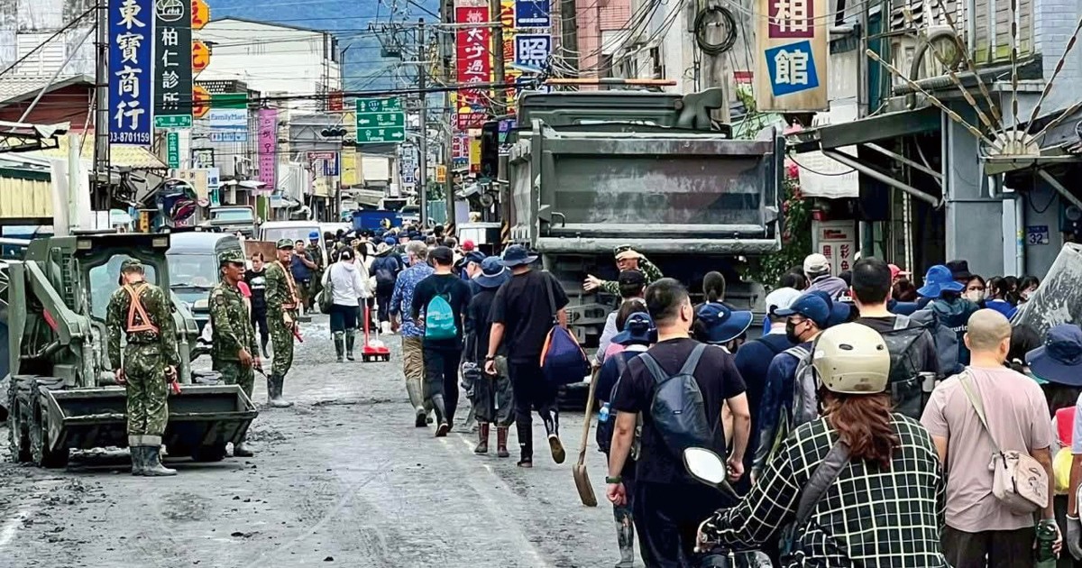 ワールドウオッチ：台風被害の台湾東部に復興支援の「シャベルマン
