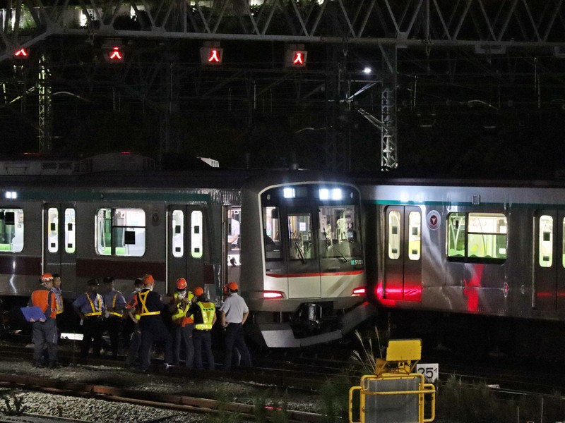 毎小ニュース：社会 東急田園都市線の列車ぶつかる 川崎 | 毎日新聞