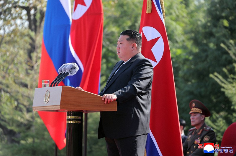 北朝鮮がロシア派遣兵の偉勲記念館の着工式開催 協力関係を強調 | 毎日新聞