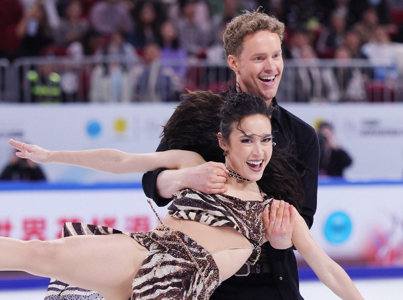 アイスダンスRD首位は米国のチョック、ベーツ組 GP中国杯 [写真特集1
