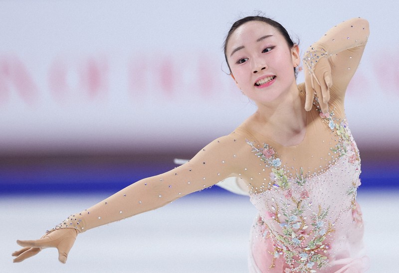 リンクサイド：6位の松生理乃「なんでか分からない転倒が…」 GP中国杯