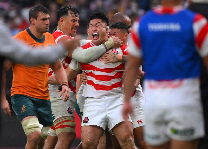 ラグビー日本代表、オーストラリアに惜敗 [写真特集1/12] | 毎日新聞