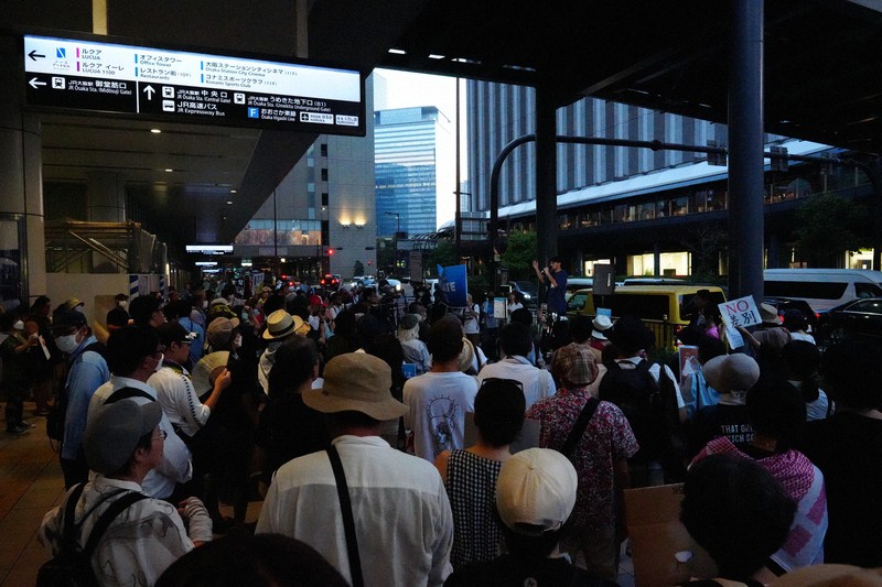 参院選きっかけに「大阪NO HATE街宣」 市民らが差別なくす訴え | 毎日新聞