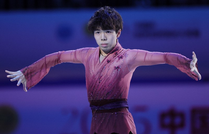 GP中国杯エキシビション 佐藤駿、渡辺倫果らが観客を魅了 | 毎日新聞