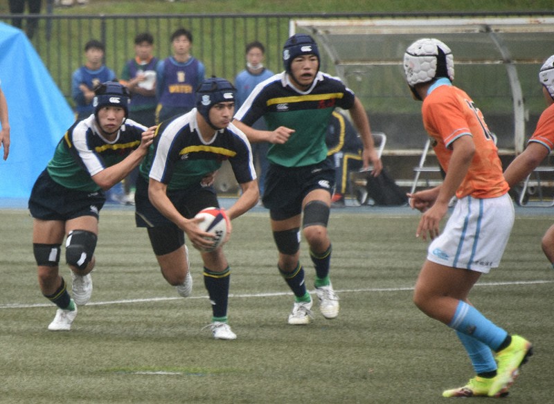 全国高校ラグビー：県大会準決勝 第1地区 流通経大柏VS八千代松陰／第2