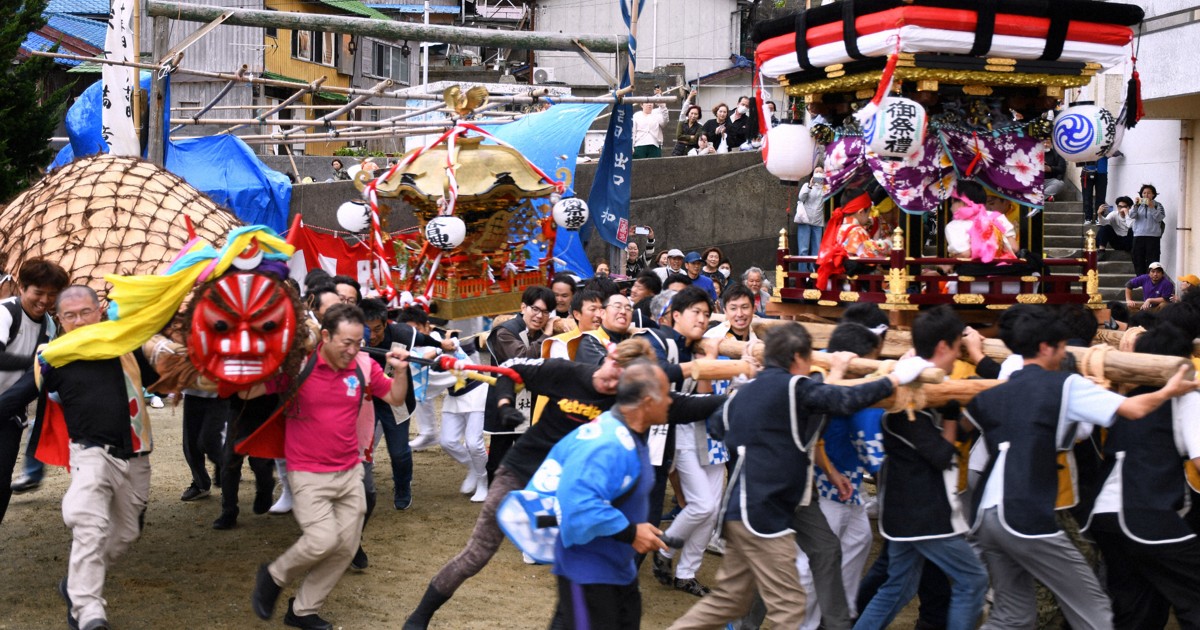島民13人の高知・鵜来島で伝統の秋祭り　「若い世代で継いで」