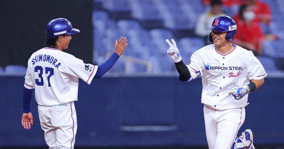 東海REX・市丸が1試合個人最多タイの2本塁打　社会人日本選手権