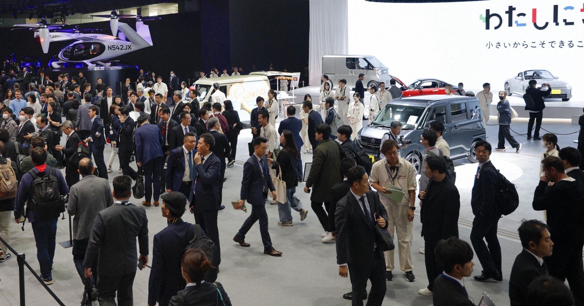 Latest EVs displayed at Tokyo auto show as practicality in focus