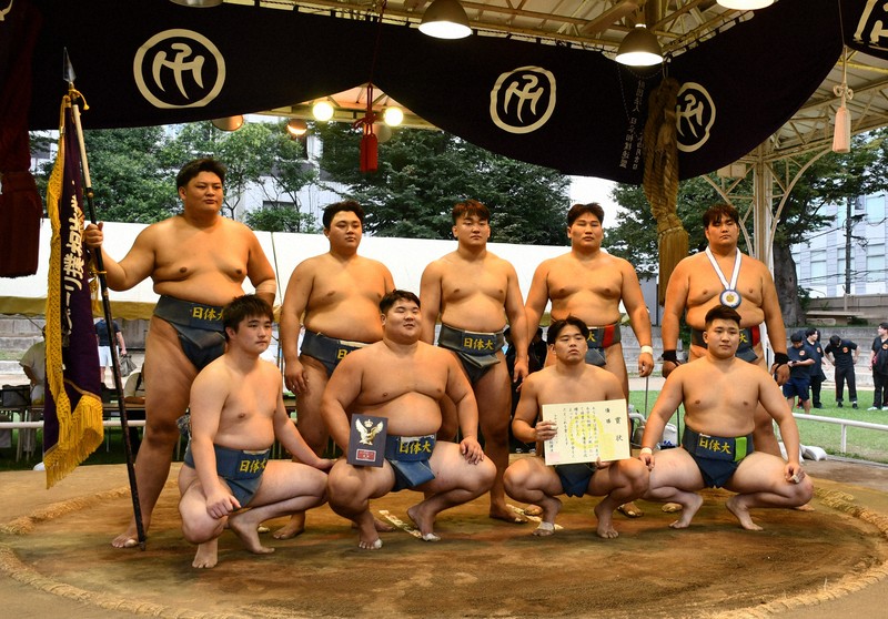 日体大、2年連続「完全優勝」なるか 全国学生相撲選手権、1日開幕
