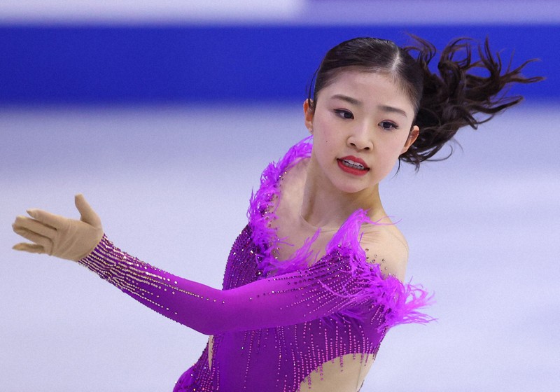 千葉百音「脱ティーン」の新衣装で首位発進 スケートカナダ女子SP