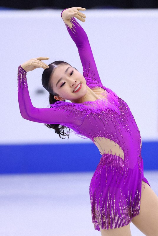 千葉百音「脱ティーン」の新衣装で首位発進 スケートカナダ女子SP