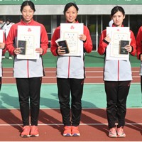 【奈良】智弁カレッジ　9年連続9回目＝奈良県橿原市の橿原公苑で2025年11月1日午後2時56分、喜多瑞輝撮影
