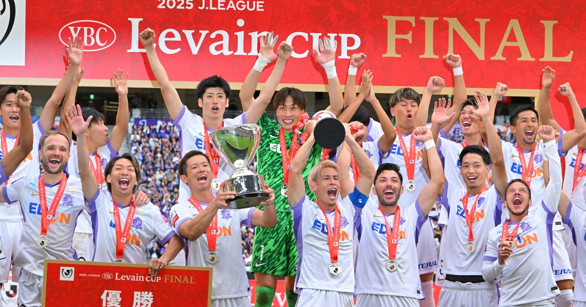 サンフレッチェ広島が2回目の優勝　Jリーグ・ルヴァン杯