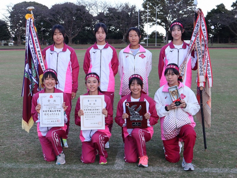 【群馬】共愛学園　2年連続2回目＝前橋市で2025年11月1日午後3時43分、山越峰一郎撮影