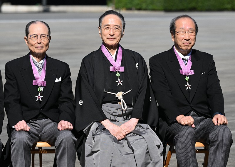 王貞治氏ら8人 文化勲章授与式に出席 東京 [写真特集2/14] | 毎日新聞