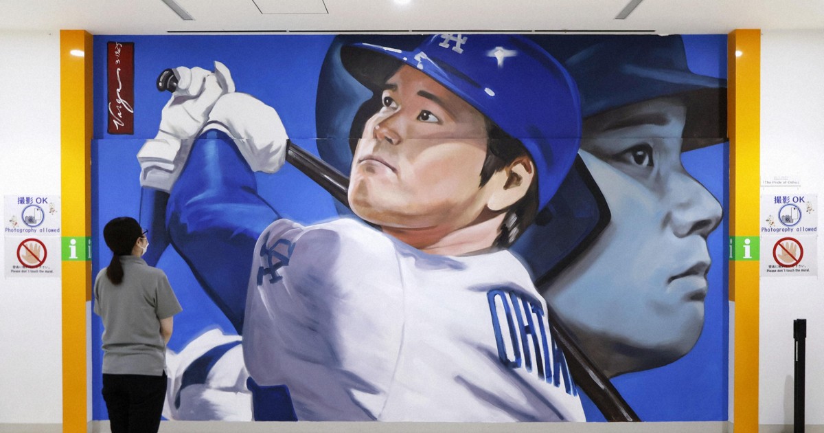 LA artist-made Shohei Ohtani murals created in hometown in Japan