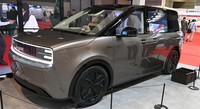 シャープがジャパンモビリティショーで初公開したEV「LDK+」＝東京・有明の東京ビッグサイトで2025年10月29日、川口雅浩撮影