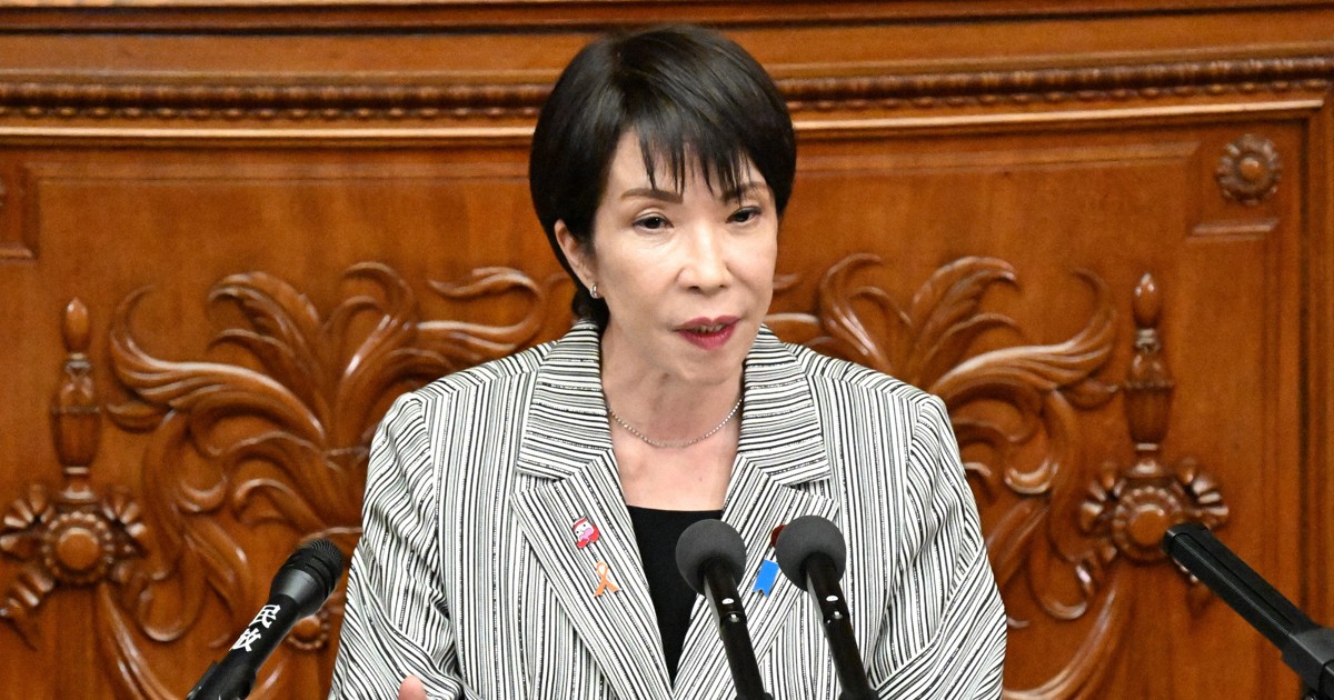 高市首相、憲法改正「少しでも早く国民投票の環境を」　衆院代表質問