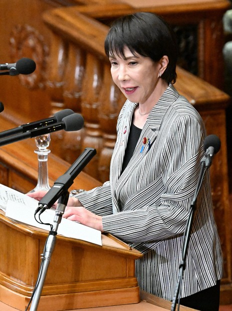高市首相、議員定数削減は「各党と議論」 新内閣発足後初の国会論戦