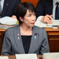 高市早苗首相＝国会内で2025年11月5日午前10時4分、渡部直樹撮影