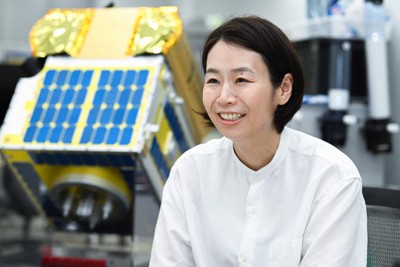 ALE社長の岡島礼奈さん＝東京都港区で2024年6月24日、渡部直樹撮影