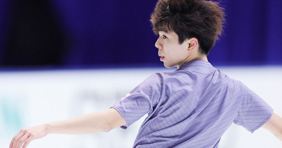 リンクサイド:佐藤駿　鍵山優真と同時出場「すごく貴重」　NHK杯前日練習