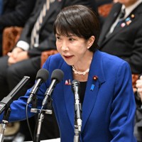 衆院予算委員会で自民党・斎藤健元経済産業相の質問に答弁する高市早苗首相＝国会内で2025年11月7日午前9時16分、平田明浩撮影