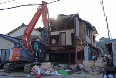 能登地震で被災した建物の公費解体 石川県「おおむね終了」 | 毎日新聞