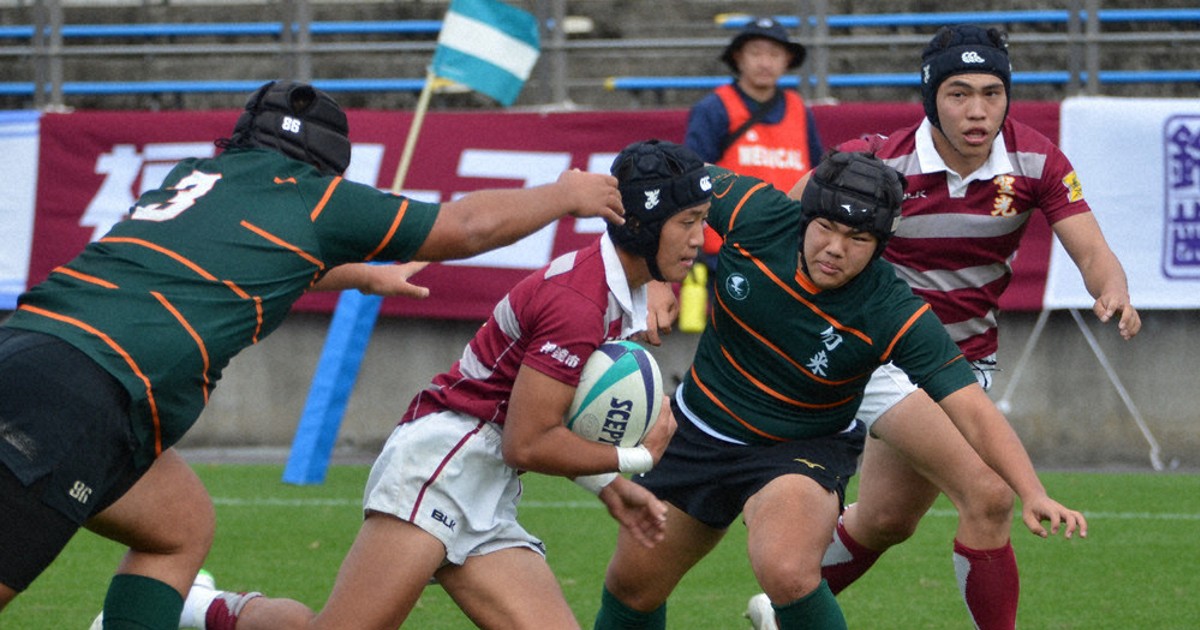全国高校ラグビー：県大会 花園かけ きょう決勝 聖光学院 個人技を