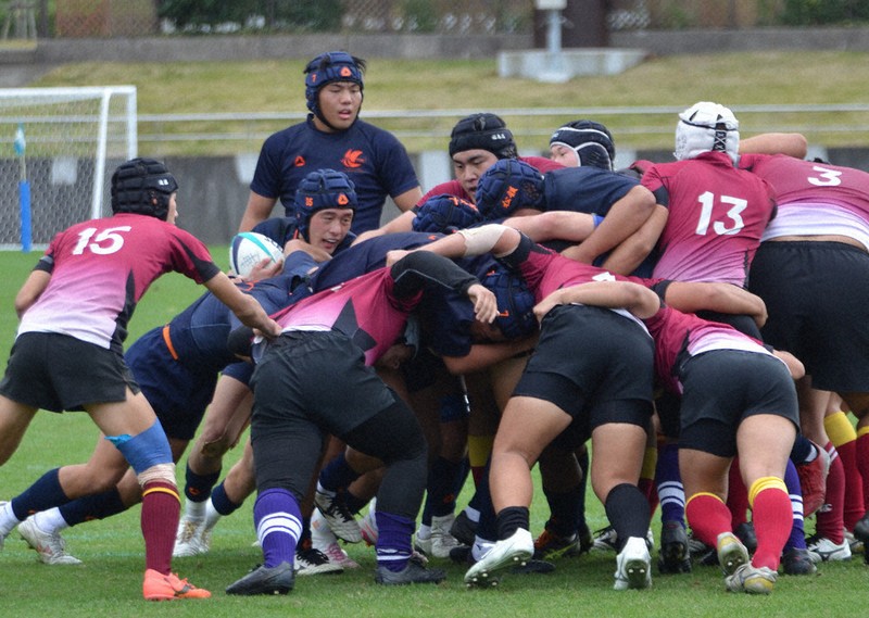 全国高校ラグビー：県大会 花園かけ きょう決勝 聖光学院 個人技を