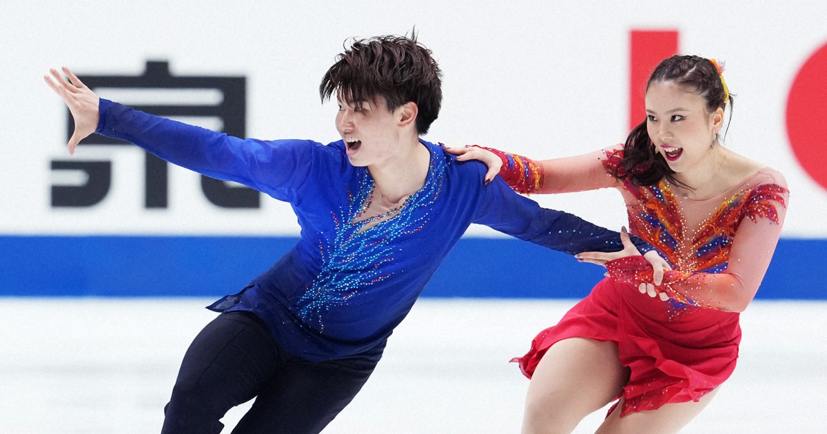 アイスダンス　うたまさは10位　フィギュアNHK杯