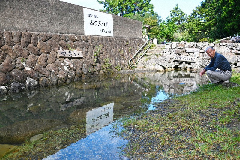和歌山の誇り 「日本一短い川」は憩いの場 断水時はライフラインに