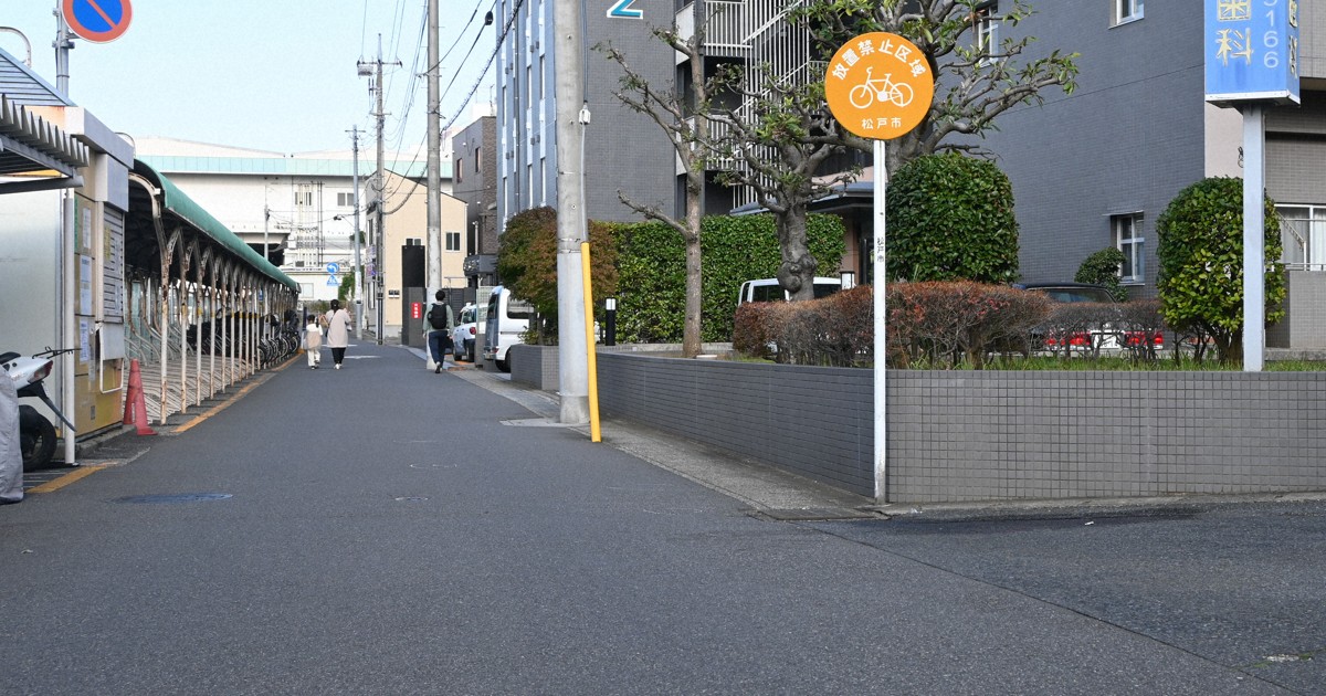 防犯カメラに殺害された被害者と男性がもみ合う様子　北松戸駅前