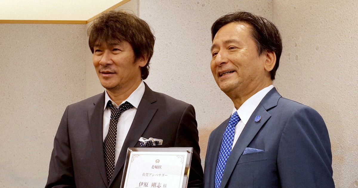 俳優・伊原剛志さんが佐賀アンバサダーに　ノリ漁師描いた映画で主演