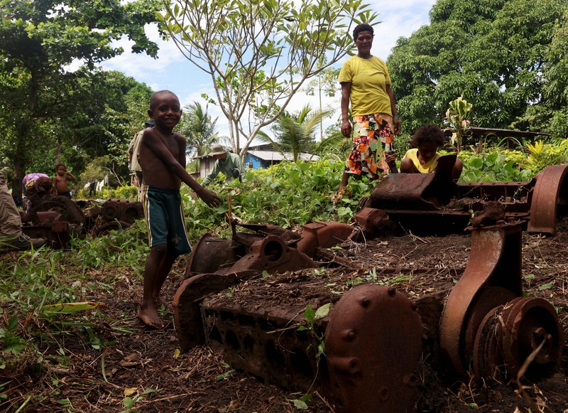 かつての戦地パプアニューギニア 今も村人を悩ます不発弾 [写真特集1