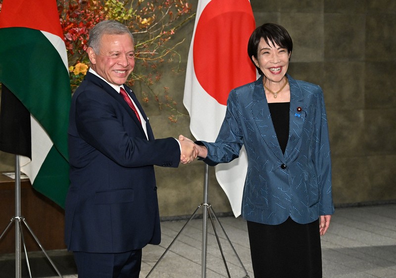 ヨルダンと安保協力など関係強化で一致 高市首相、中東首脳と初会談