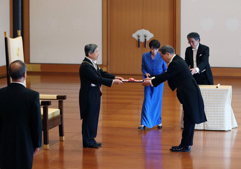 秋の叙勲 大綬章親授式 [写真特集18/24] | 毎日新聞