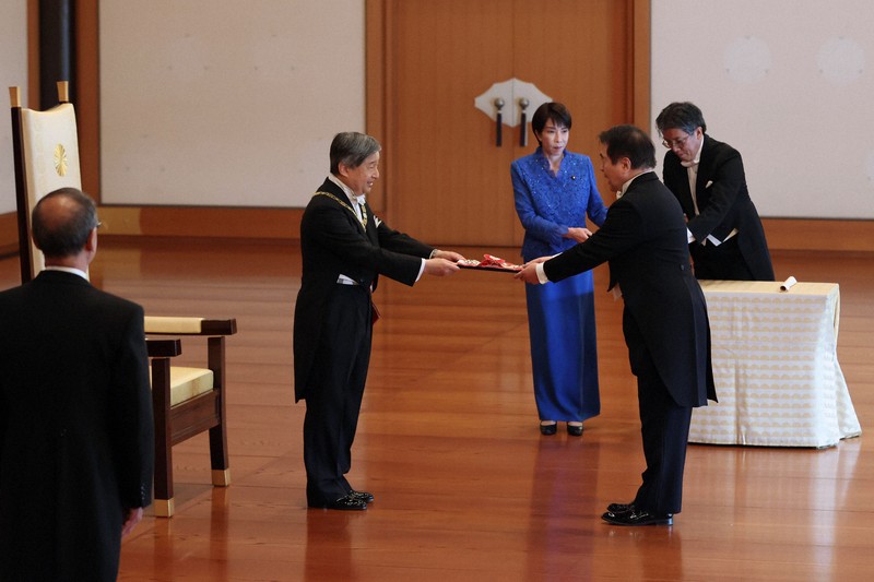 秋の叙勲 大綬章親授式 [写真特集2/24] | 毎日新聞