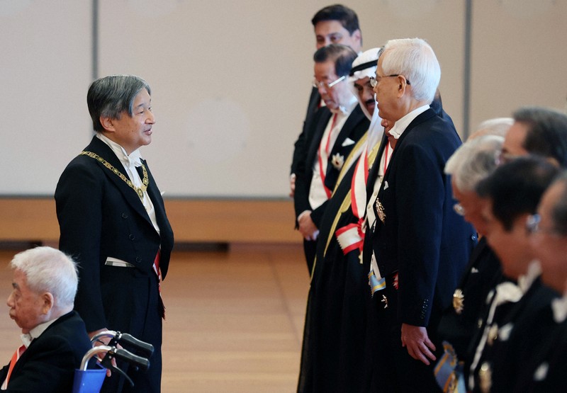 秋の叙勲 大綬章親授式 [写真特集2/24] | 毎日新聞