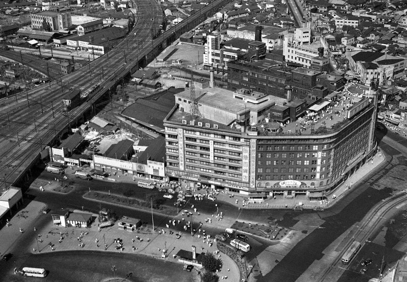 蔵出しPhotoアーカイブ：あの日の紙面 空撮 70年前 大阪 復興、見