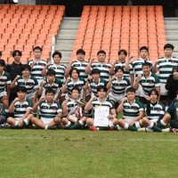 【長野】2大会連続12回目の花園出場を決めた飯田の選手たち＝長野市の長野Uスタジアムで2025年11月3日、鈴木英世撮影