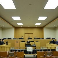 安倍晋三元首相銃撃事件で、山上徹也被告の裁判員裁判が開かれた奈良地裁＝奈良市で2025年11月13日（代表撮影）