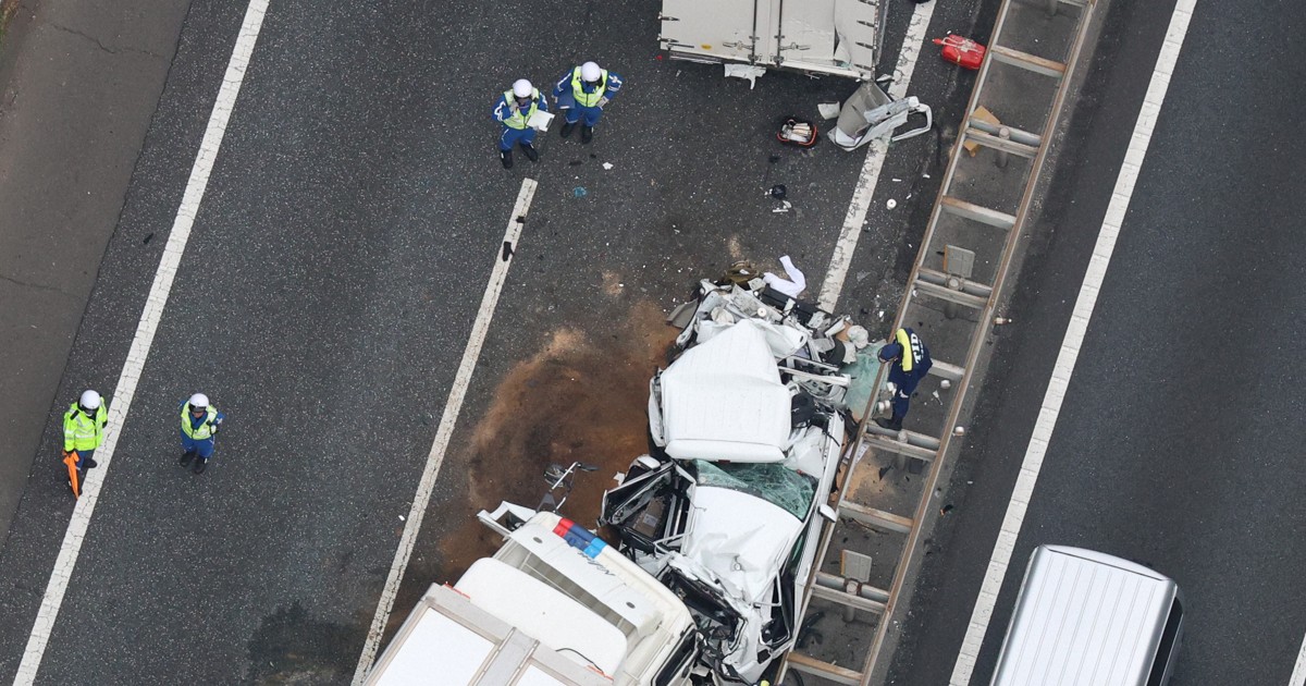 通行止め中の圏央道