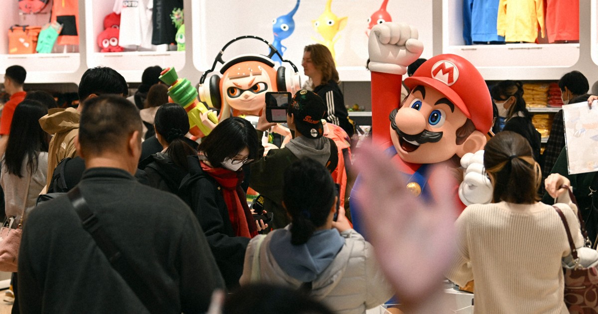 「オンラインで売り切れの品も…」博多の任天堂直営店開業に市民喜び