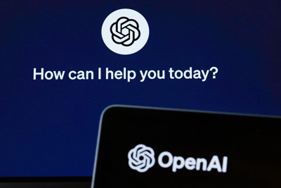 チャットGPTの画面＝東京都千代田区で2023年11月27日午前11時48分、渡部直樹撮影
