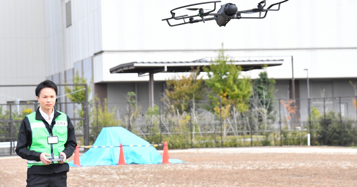 違法な野焼き、見逃しません　ドローンで監視を強化　千葉・船橋