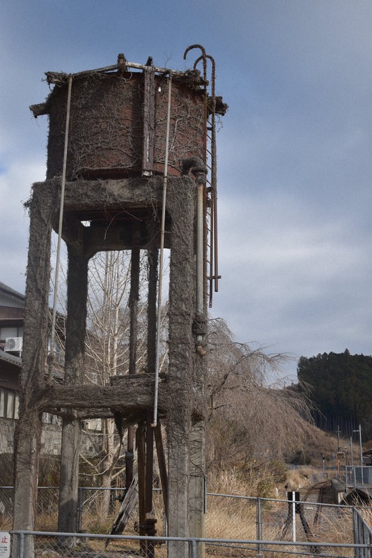 紙と木でできた 給水塔 昭和42年 古道具 アンティーク オブジェ 紙と木でできた 給水塔 昭和42年 古道具 アンティーク オブジェ 紙と