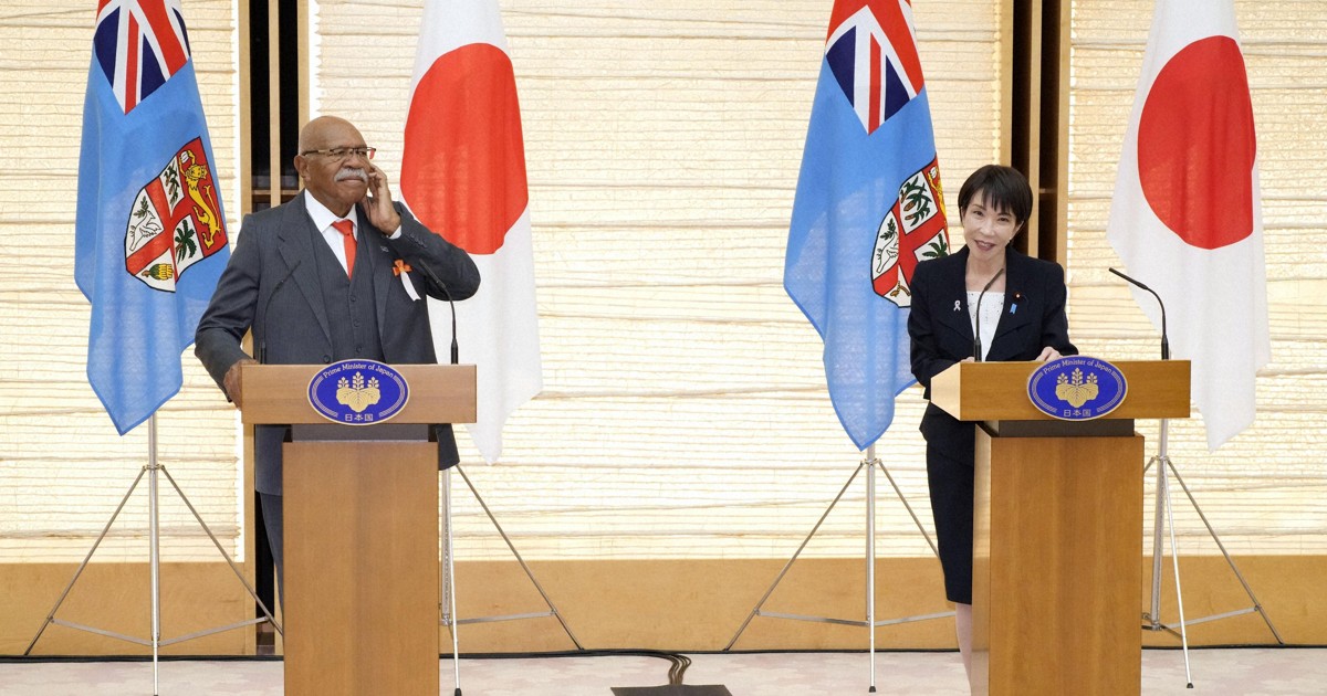 Japan, Fiji leaders agree to strengthen ties in security, other key areas