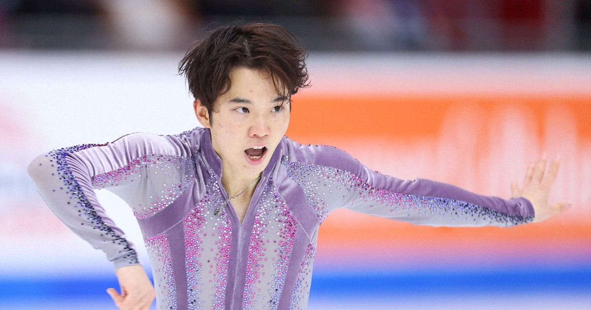 二つのリベンジ、その先に… SP首位の友野一希 スケートアメリカ | 毎日新聞